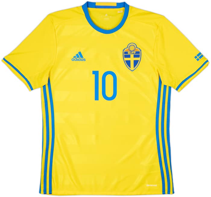 2016-17 Sweden Home Shirt Ibrahimovic #10 - 10/10 - (S)