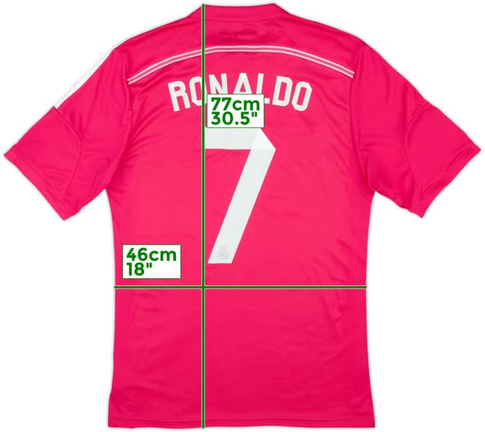 2014-15 Real Madrid Away Shirt Ronaldo #7 - 7/10 - (L)
