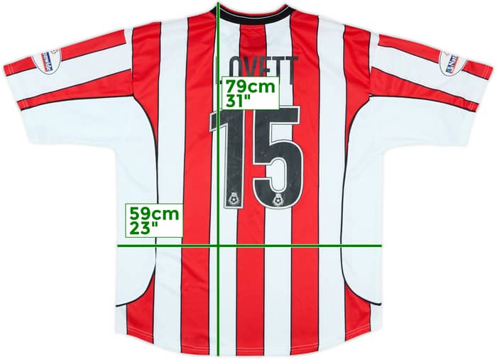 2002-03 Brentford Match Issue Home Shirt Lovett #15