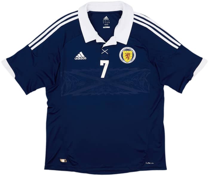 2011-13 Scotland Home Shirt Fletcher #7 - 6/10 - (XL)