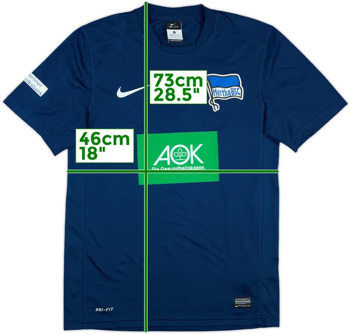 2015-16 Hertha Berlin Youth Match Issue Away Shirt #5