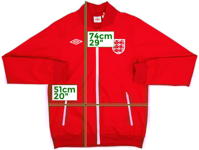 2012-13 England Umbro Track Jacket - 9/10 - (M)