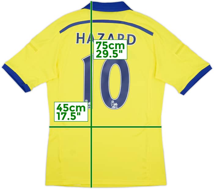 2014-15 Chelsea Away Shirt Hazard #10 - 10/10 - (S)