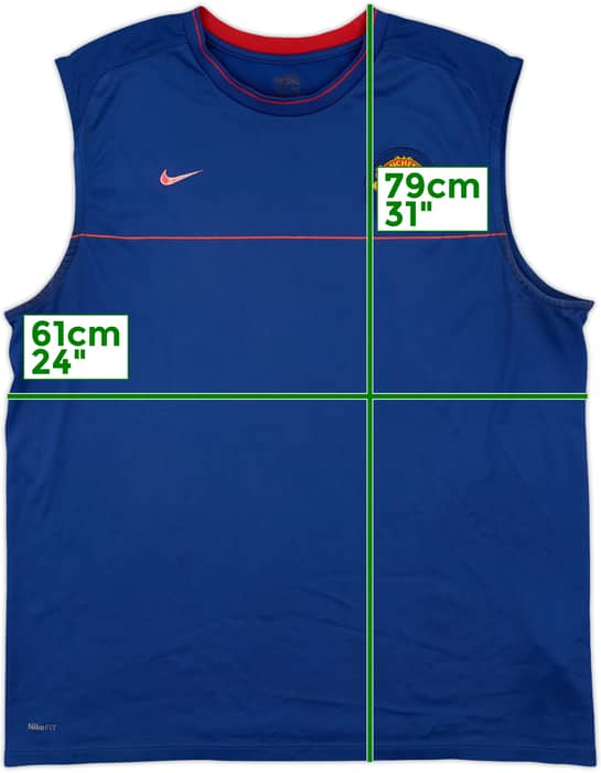 2008-09 Manchester United Nike Training Vest - 6/10 - (XXL)
