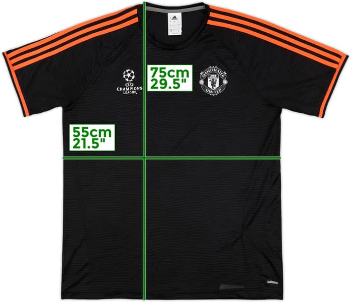 2015-16 Manchester United adidas CL Training Shirt - 8/10 - (L)