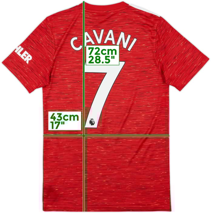 2020-21 Manchester United Home Shirt Cavani #7 - 10/10 - (XS)