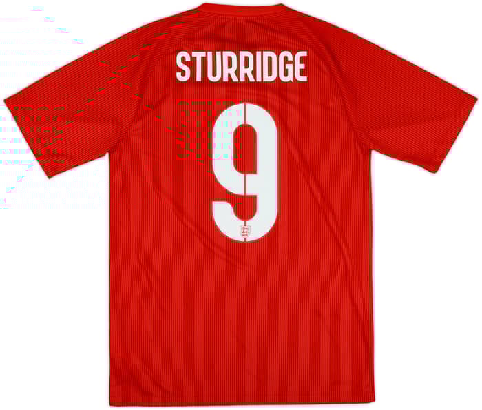 2014-15 England Away Shirt Sturridge #9 - 10/10 - (S)