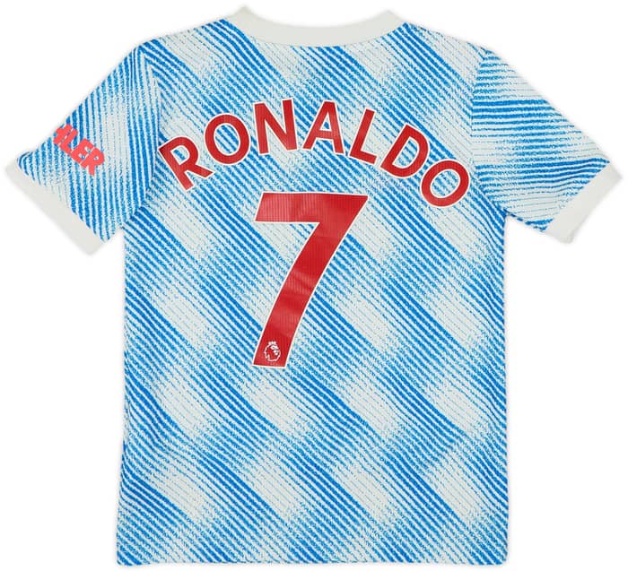 2021-22 Manchester United Away Shirt - 9/10 - (7-8 Years)