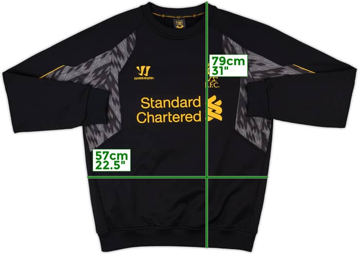 2013-14 Liverpool Warrior Sweat Top - 7/10 - (L)