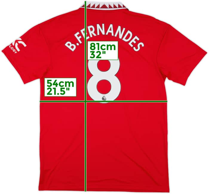 2022-23 Manchester United Home Shirt B.Fernandes #8 (L)