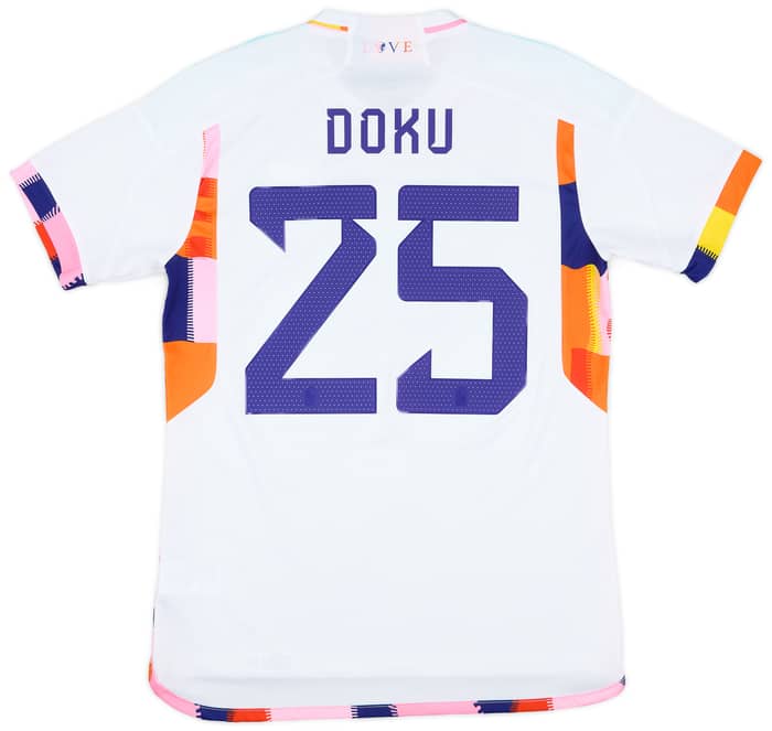 2022-23 Belgium Away Shirt Doku #25 - 10/10 - (M)
