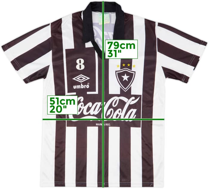 1992 Botafogo Home Shirt #8 - 8/10 - (L)