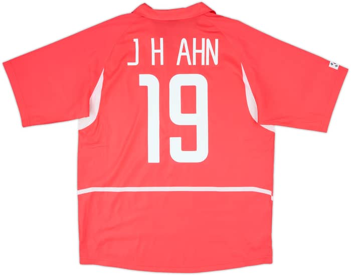 2002-03 South Korea Home Shirt J.H.Ahn #19 - 10/10 - (L)
