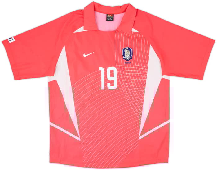 2002-03 South Korea Home Shirt J.H.Ahn #19 - 10/10 - (L)