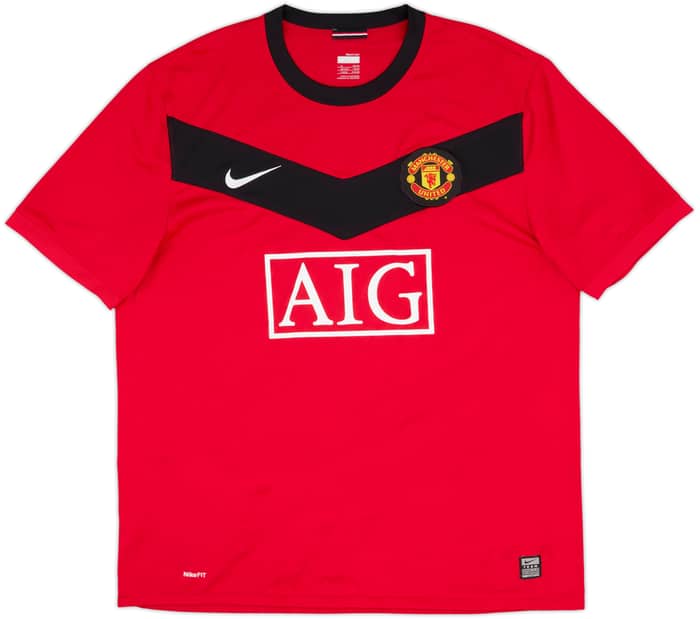 2009-10 Manchester United Home Shirt Berbatov #9 - 5/10 - (XL)