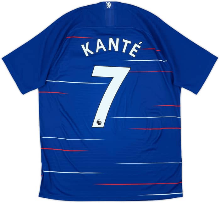 2018-19 Chelsea Authentic Home Shirt Kante #7 - 9/10 - (L)