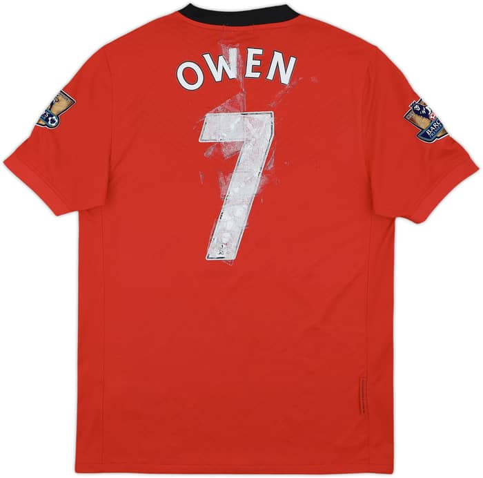 2009-10 Manchester United Home Shirt Owen #7 - 4/10 - (S)