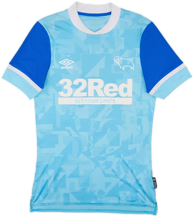2021-22 Derby County Away Shirt - 7/10 - (S)