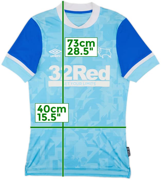 2021-22 Derby County Away Shirt - 7/10 - (S)