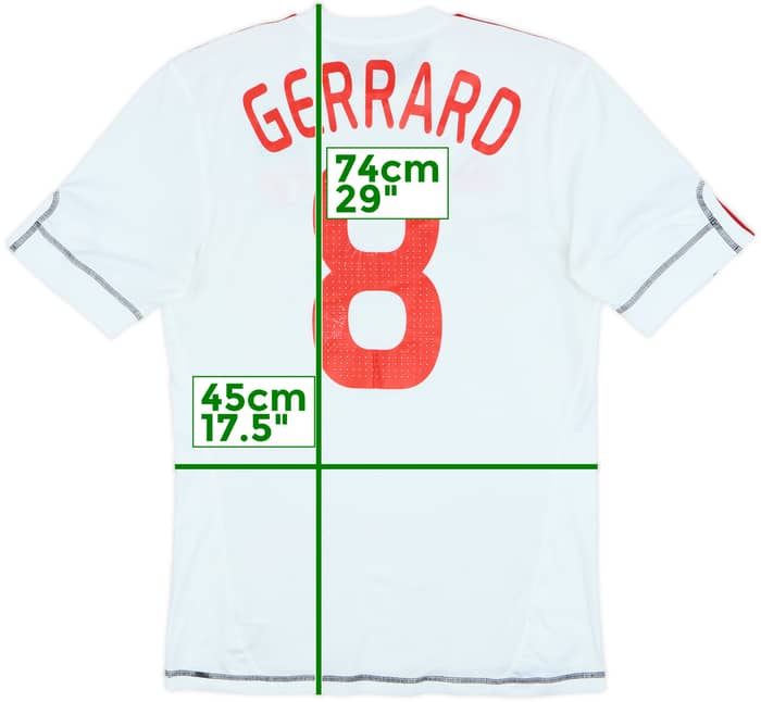 2009-10 Liverpool Third Shirt Gerrard #8 - 6/10 - (S)