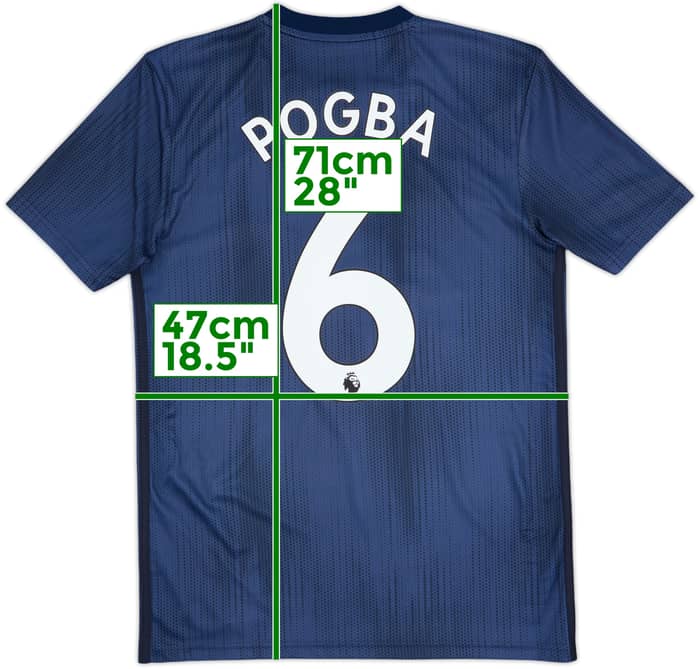 2018-19 Manchester United Third Shirt Pogba #6 - 6/10 - (S)