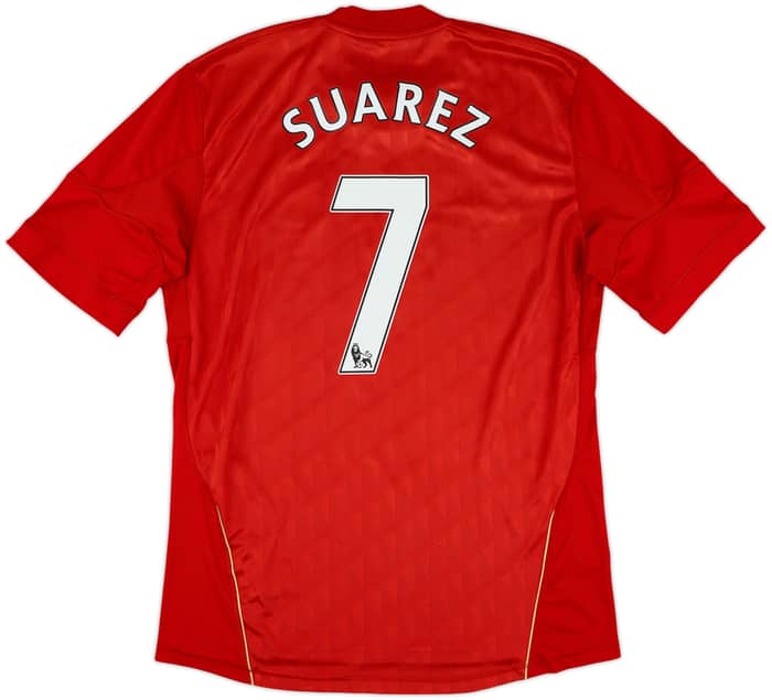 2010-12 Liverpool Home Shirt Suarez #7 - 7/10 - (L)
