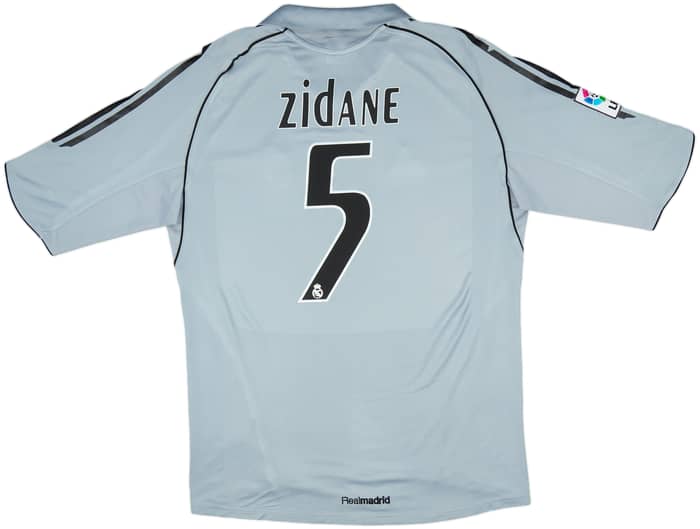 2005-06 Real Madrid Third Shirt Zidane #5 - 6/10 - (L)