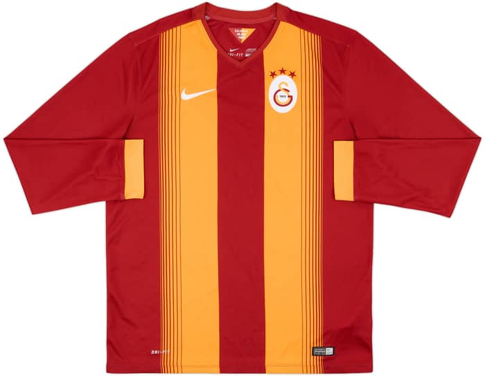 2014-15 Galatasaray Home L/S Shirt - 8/10 - (L)