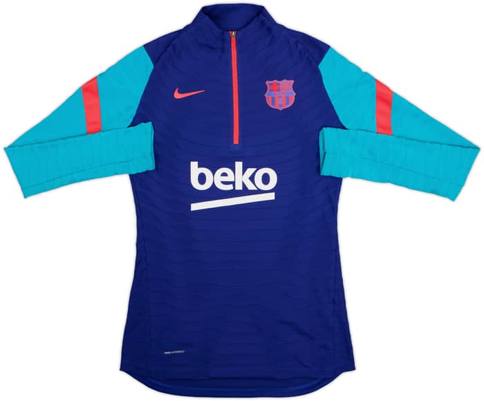 2020-21 Barcelona Nike Vaporknit 1/4 Zip Drill Top - 7/10 - (XS)