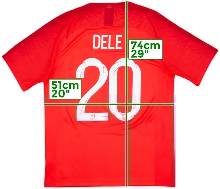 2018-19 England Away Shirt Dele #20 - 10/10 - (M)