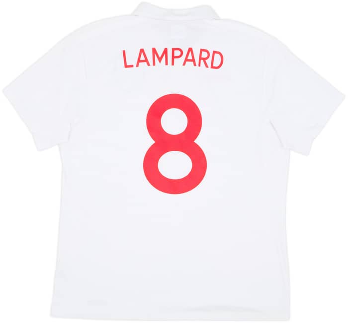 2009-10 England Home Shirt Lampard #8 - 6/10 - (XL)