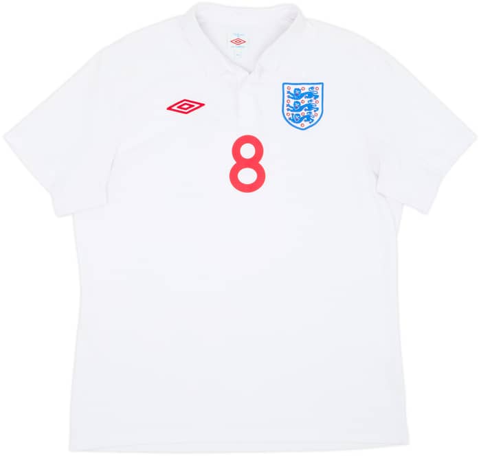 2009-10 England Home Shirt Lampard #8 - 6/10 - (XL)