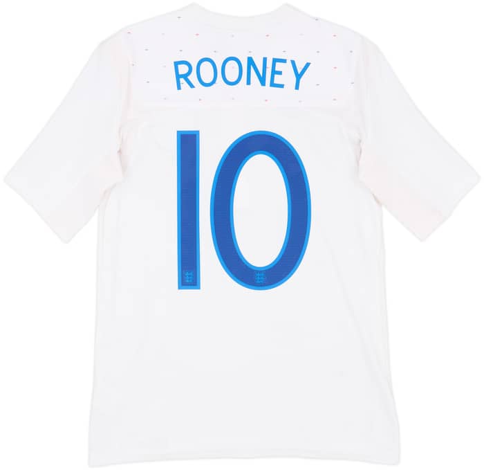 2010-11 England Home Shirt Rooney #10 - 6/10 - (S)