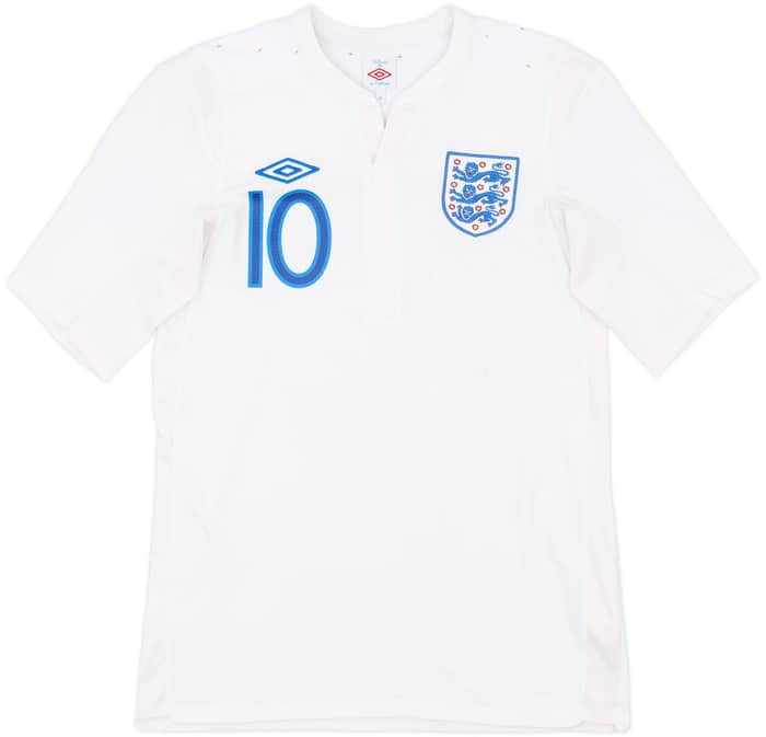 2010-11 England Home Shirt Rooney #10 - 6/10 - (S)