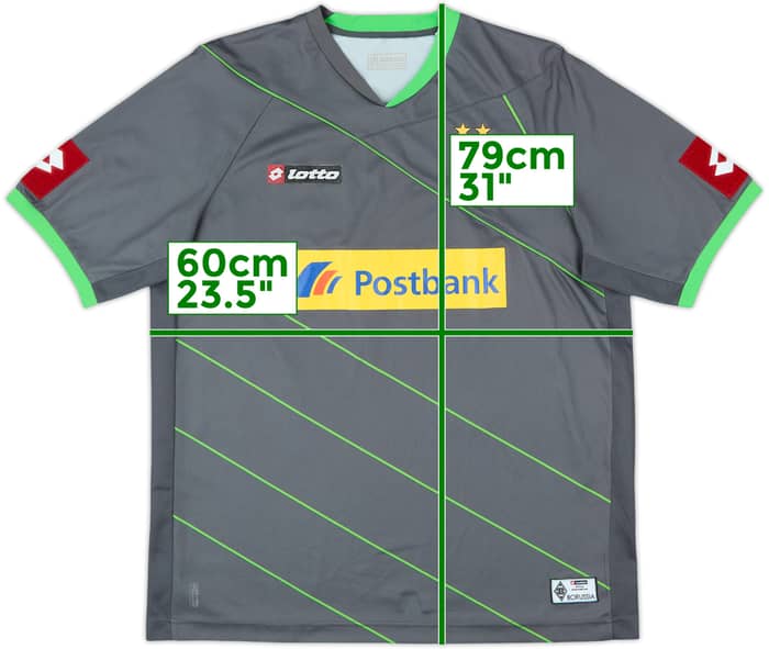 2011-12 Borussia Monchengladbach Away Shirt - 7/10 - (XL)