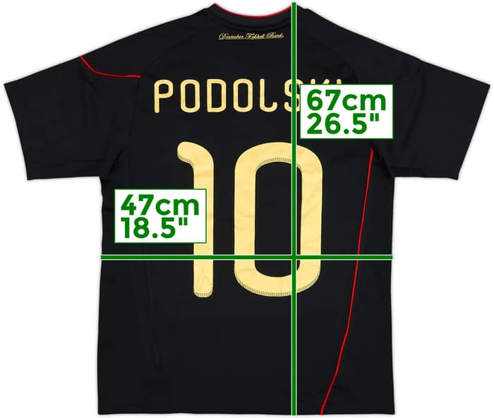 2010-11 Germany Away Shirt Podolski #10 - 9/10 - (L.Boys)