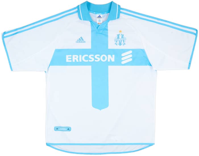2000-01 Olympique Marseille Home Shirt - 5/10 - (XL)