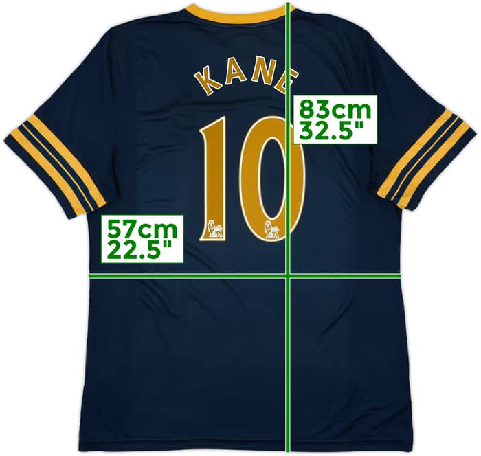 2016-17 Tottenham Away Shirt Kane #10 - 9/10 - (XXL)