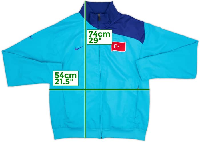 2008-09 Turkey Nike Track Jacket - 8/10 - (M)