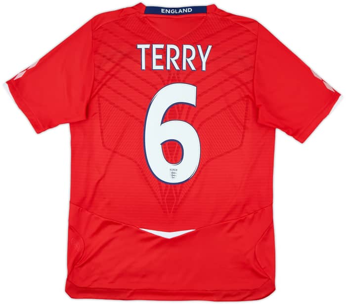2008-10 England Away Shirt Terry #6 - 9/10 - (M)