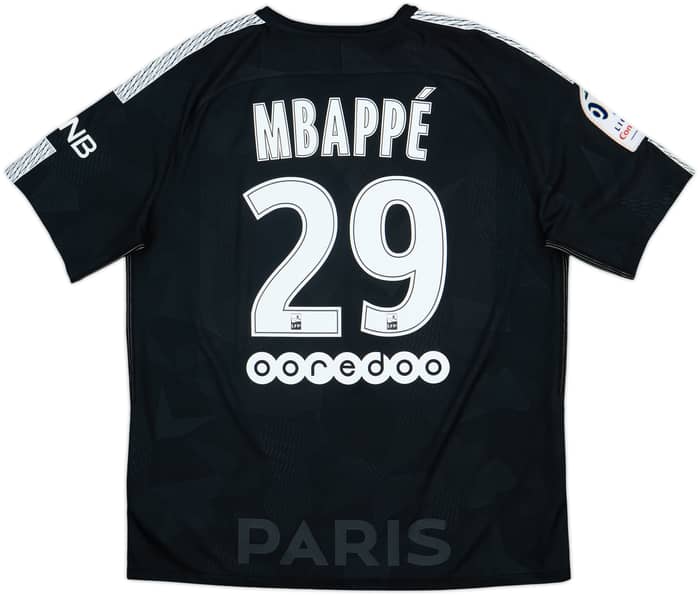 2017-18 Paris Saint-Germain Third Shirt Mbappe #29 - 8/10 - (XL)