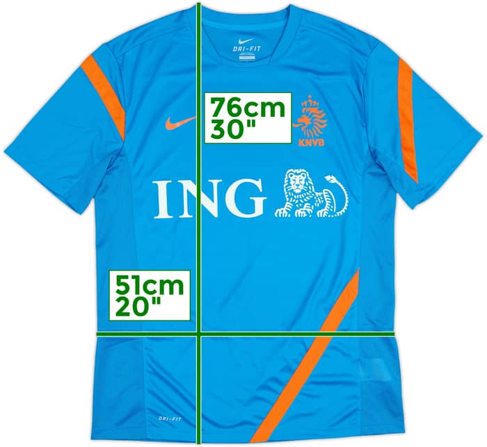 2012-13 Netherlands Nike Training Shirt - 10/10 - (L)