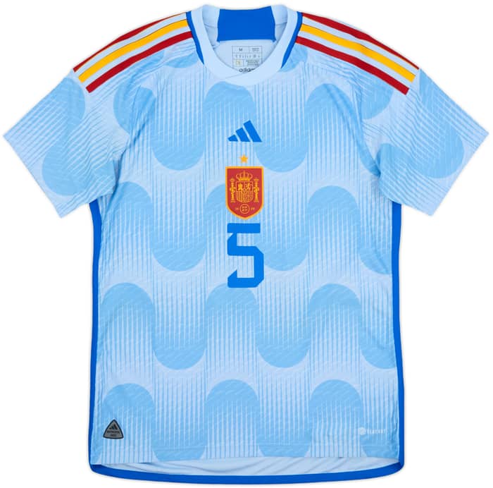 2022-23 Spain Authentic Away Shirt Sergio #5 - 10/10 - (M)