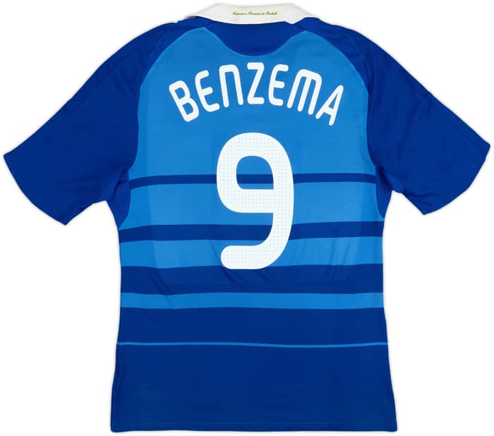 2008-09 France Home Shirt Benzema #9 - 6/10 - (L)