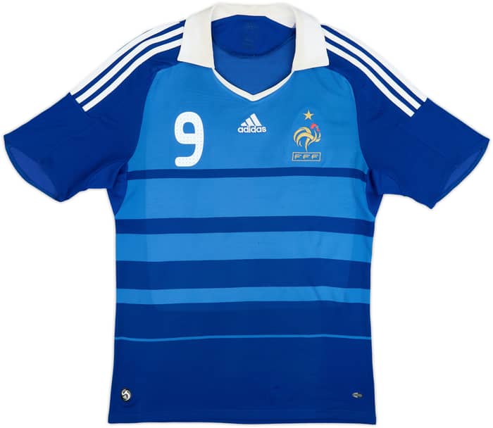 2008-09 France Home Shirt Benzema #9 - 6/10 - (L)