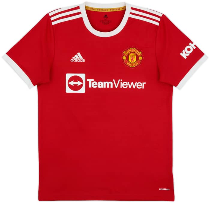 2021-22 Manchester United Home Shirt Sancho #25 - 8/10 - (M)