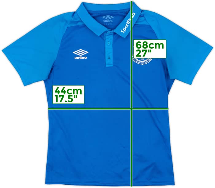 2017-18 Everton Umbro Polo Shirt - 7/10 - (S)
