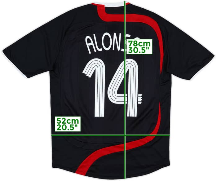 2007-08 Liverpool Third Shirt Alonso #14 - 6/10 - (M)