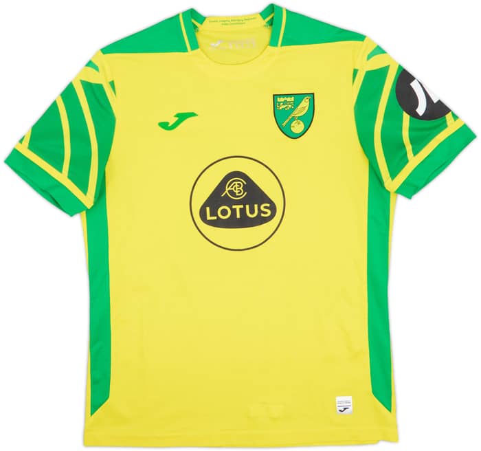 2021-22 Norwich Home Shirt Ozan Kabak #15 - 8/10 - (M)