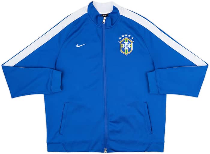 2014-15 Brazil Nike Track Jacket - 8/10 - (XXL)